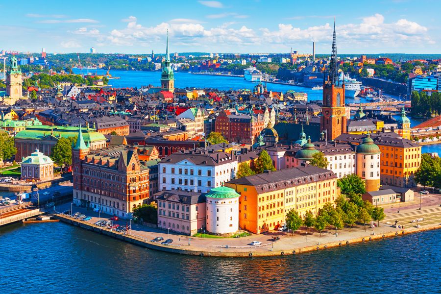 Letenky do letního Švédska. Stockholm od 1000 Kč s odletem z Prahy