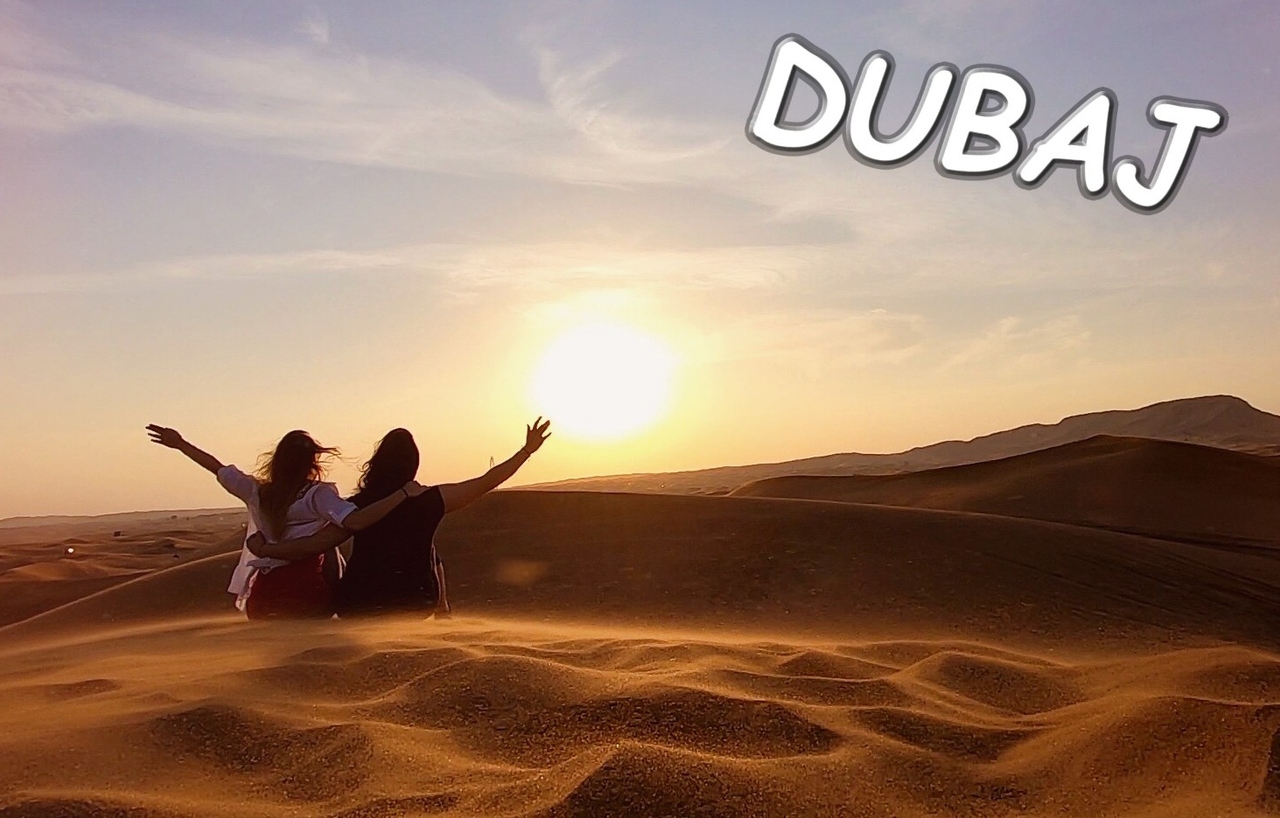 Dubaj - velkoměsto mrakodrapů aneb jak nám v safari upadla pneumatika z rafku.